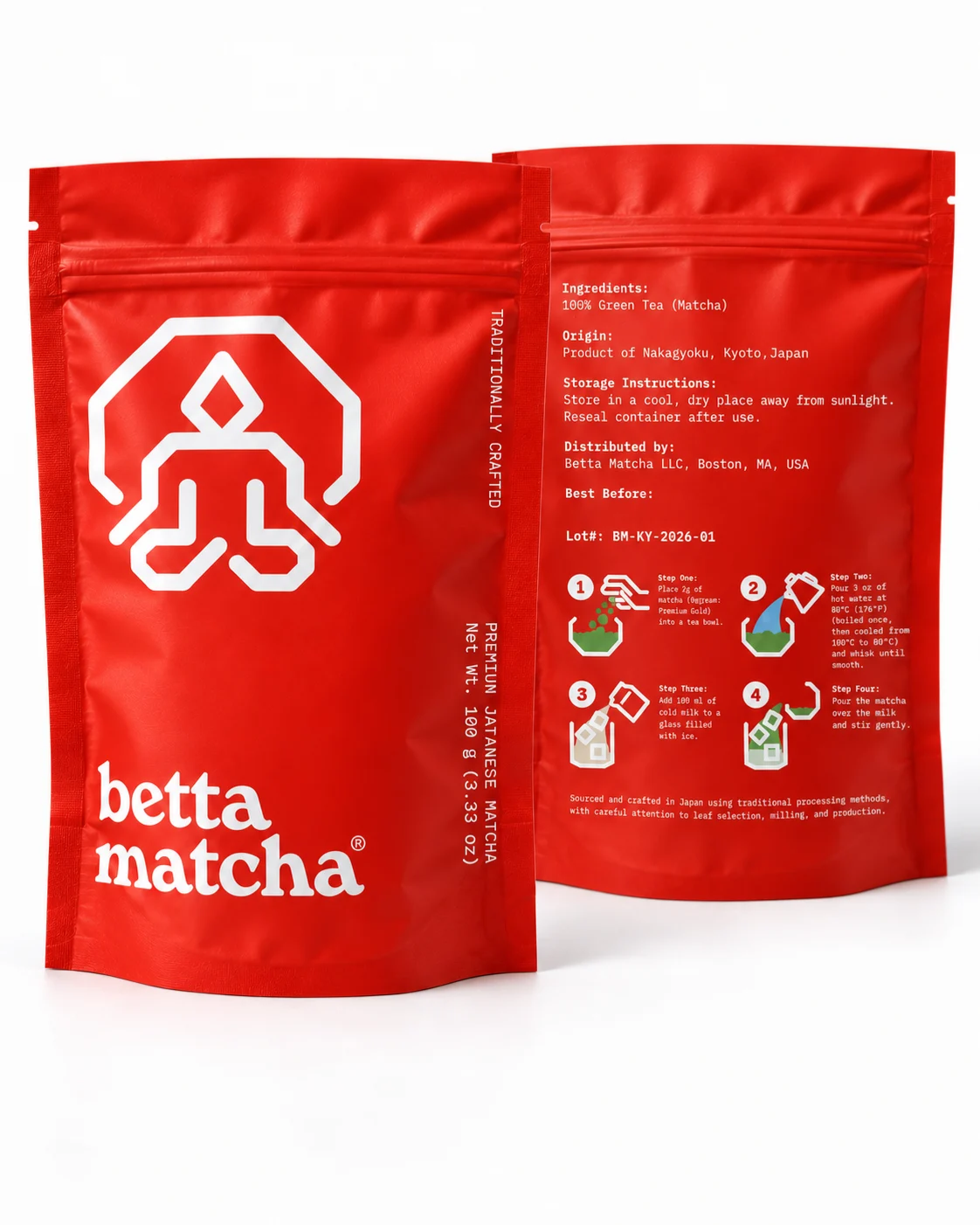 Betta Matcha Single Cultivar Saemidori 100g