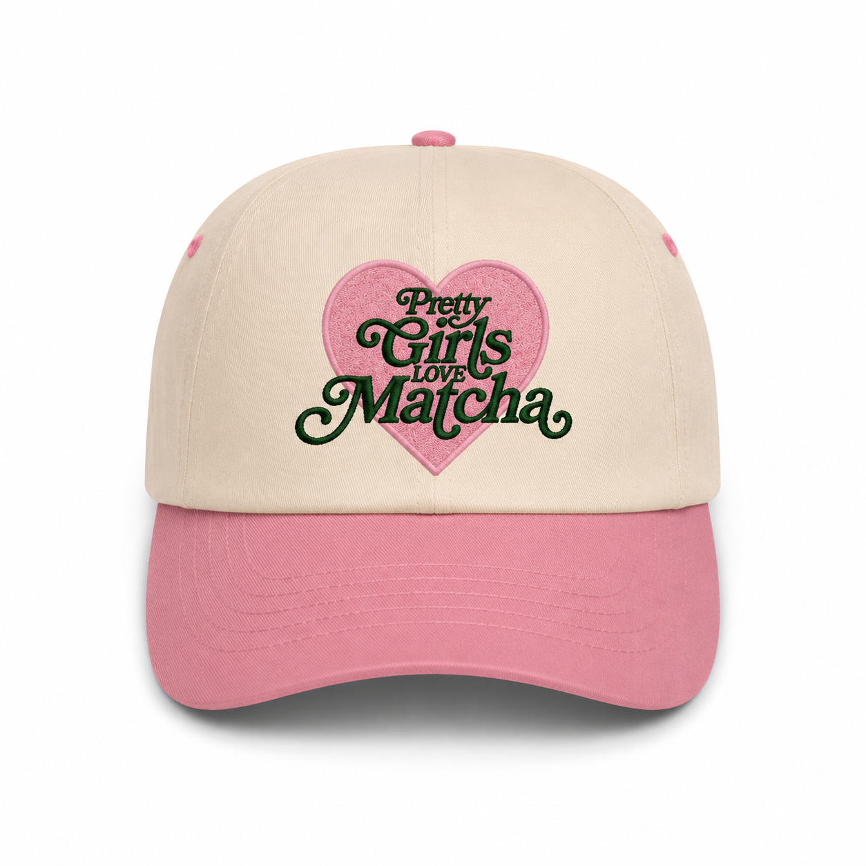 Strawberry Pretty Girls Love Matcha Cap 🍓